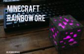 Lámpara de arco iris del mineral de Minecraft