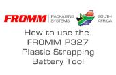 Cómo utilizar una herramienta de flejado plástico Fromm P327