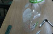 Desalación de botella de plástico