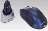 El azul láser Bluetooth Mouse