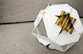 Bola de kusudama Origami - variación de Diana