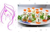 Muñeco de nieve de huevo DIY DIY Navidad
