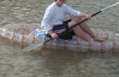 Hacer un kayak abierto de botellas recicladas
