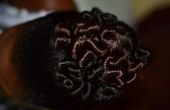 Fácil updo peinado usando barato Kankelon trenzas, trenza estilo
