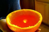 Puesta del Sol en un vaso de naranja (un cóctel de verano)