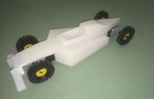 3D impreso coche accionado Torsional goma