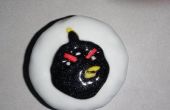 Enojado aves negro Ave Gourmet Vegan Chocolate Cupcake