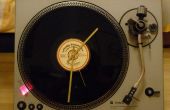 Reloj de giradiscos Vintage Vinyle