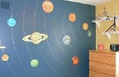 Cómo hacer un sistema solar de simple pared