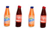 DIY Soda Mini botellas Coca Cola Fanta