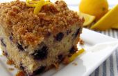 Limón-Blueberry Crumb torta