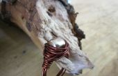 Cómo hacer un Swarovski perla alambre envuelto anillo