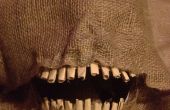 Cómo hacer una máscara de espantapájaros miedo (con mandíbula movible)