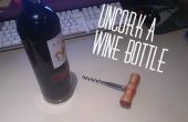 Cómo descorchar una botella de vino