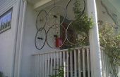 Pantalla de porche de rueda de bicicleta