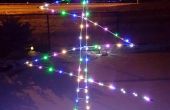 LED y árbol de Navidad de acero