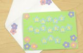 Mamá flor carta tarjeta
