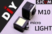 LUZ micro DIY para M10 SJCAM