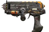 Electro-muerte de Zombie Blaster pistola Photoshop