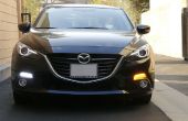 Mazda3 Switchback LED de marcha diurna lámparas instalación