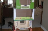 5 minutos reciclado cartón Kitty Condo