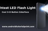 Ligera aplicación Android Flash LED