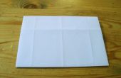 Sin corte - ninguna medición origami estilo envolvente de 10 x 15cm de un papel A4