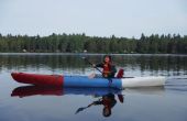 Pez sierra, un kayak insumergible, ligero, espuma (23 libras). Planos gratis kayak bricolaje, la ferretería barco