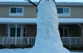 Muñeco de nieve gigante