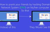 Como broma a su amigo hackeando DNS en su ordenador