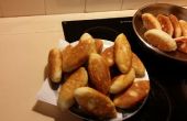 Empanadas fritas rusa (pirozhki)