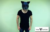 Cómo hacer lobo máscara de papel