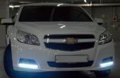 Instalar luces LED de circulación diurna de Chevy Malibu