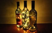 Luces espectacular botella de vino