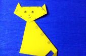 Cómo hacer gato de papel (Origami)