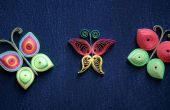 Cómo hacer hermosas mariposas usando papel arte Quilling - decorar su habitación! 