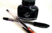 Rellenar una pluma gel o bolígrafo con tinta de pluma fuente