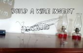Construir un insecto realista de alambre