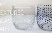FRASCOS de vidrio con textura DIY
