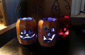 Fácil DIY cambiar Color Halloween decoración de luces LED - iluminación de acento y calabaza