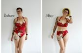 NO DIY coser Bikini cintura alta en 5 minutos