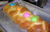 Pan de Pascua italiano trenzado