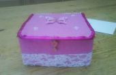 Hacer esta hermosa caja rosa