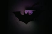 Cubierta de luz de logo de Batman