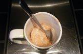 Microondas fácil Apple dona pastel de taza