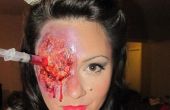 Jeringa en el ojo efecto prótesis Halloween