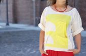 DIY camiseta sobredimensionada: No-coser