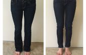 Transformar las llamaradas en jeans skinny
