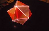 Asombrosa luz de Navidad de Origami