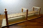Simple puente colgante modelo